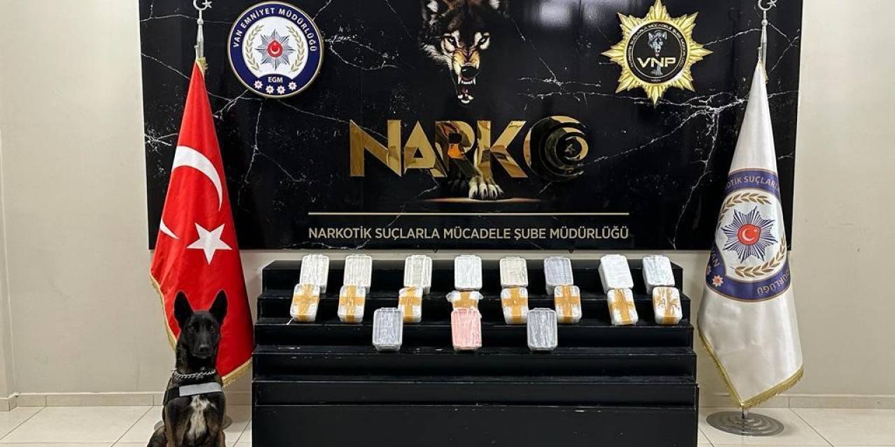 Van’da 16 Kilo 500 Gram Metamfetamin Ele Geçirildi