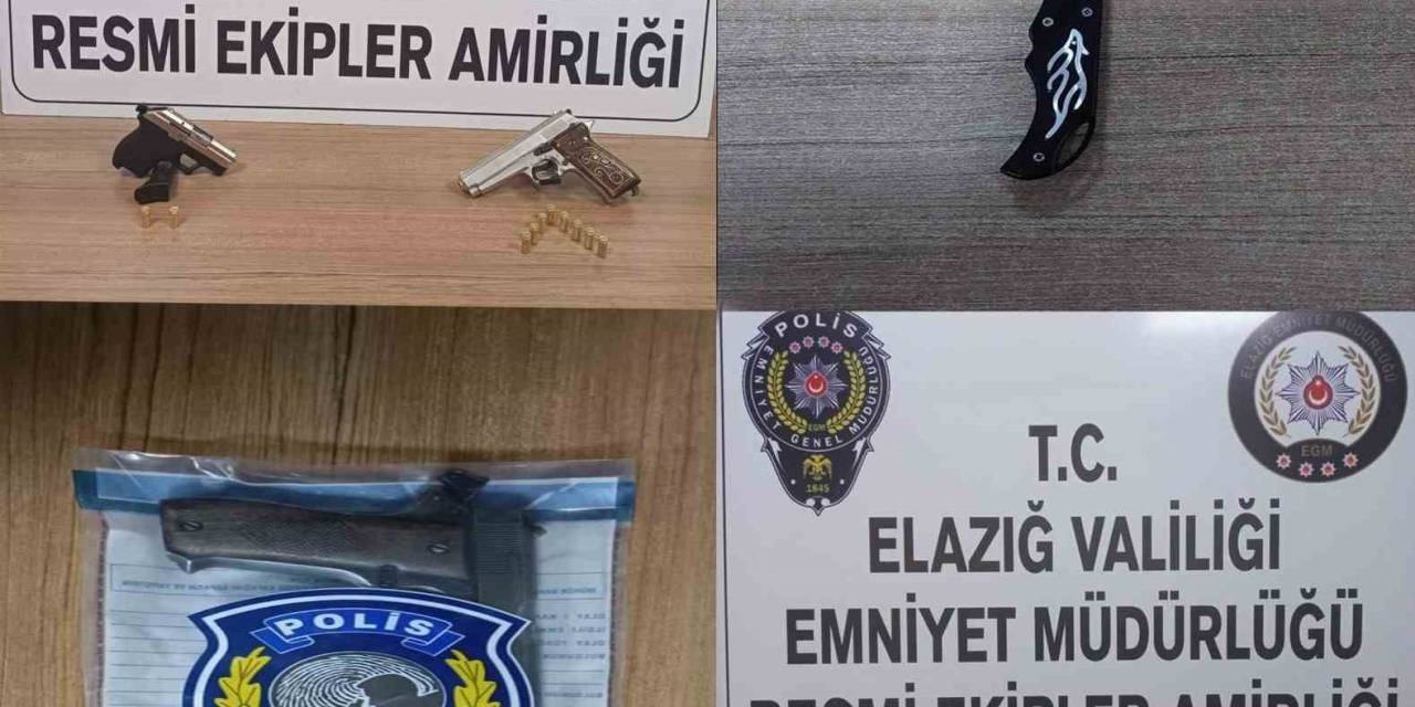 Elazığ’da Asayiş Uygulaması: 32 Şahıs Hakkında İşlem Yapıldı