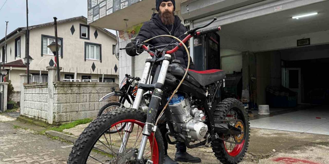 Kendi İmkanlarıyla Evinin Altında Dağ Motoru Yaptı