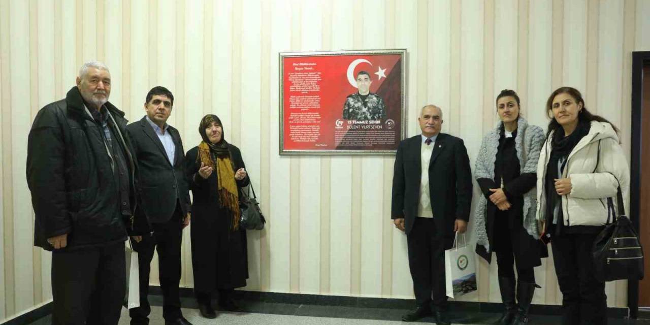 Şehit Bülent Yurtseven’in Ailesinden Rektör Alma’ya Ziyaret