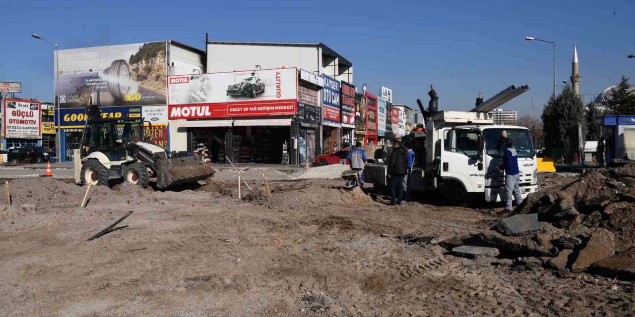 Büyükşehir’den Sanayi Girişinde Önemli Çalışma