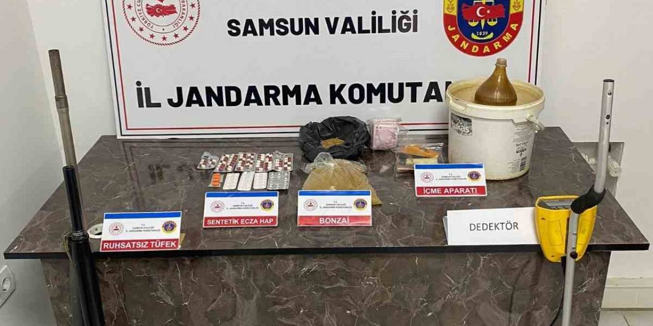 Samsun’da Jandarma 500 Gram Bonzai Ele Geçirdi