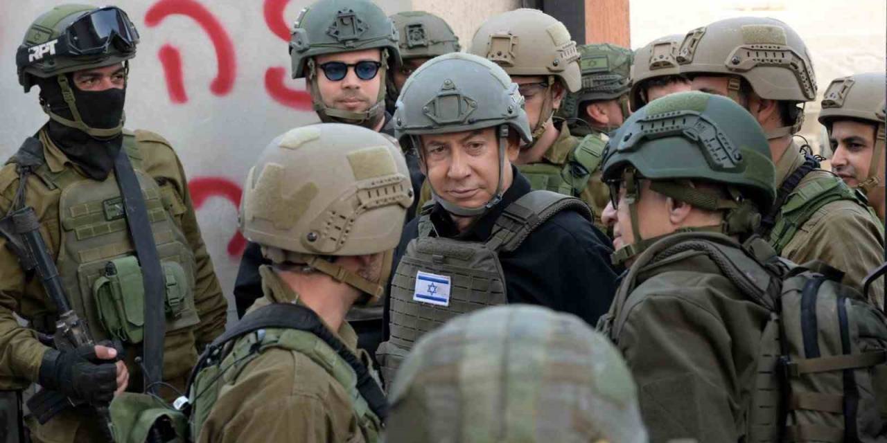 Netanyahu, Gazze’nin Kuzeyindeki İsrail Askerlerini Ziyaret Etti