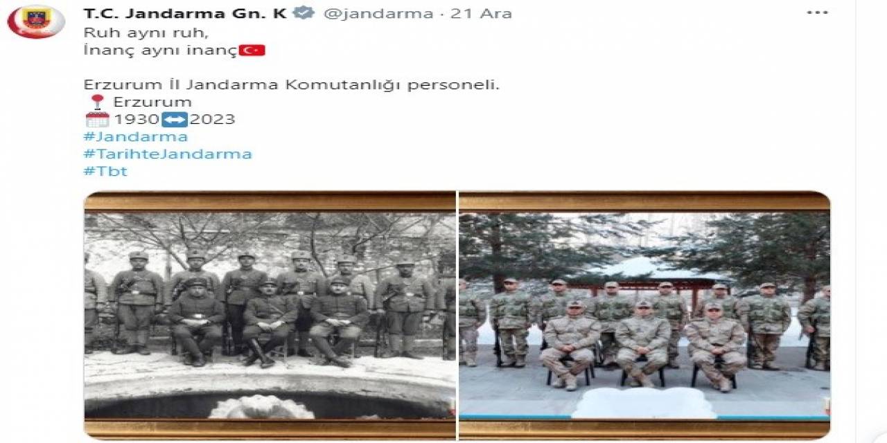 Jandarmadan Duygu Dolu Paylaşım