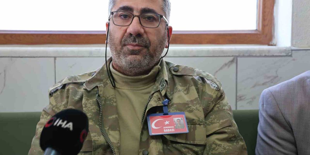 Şehit Babası Mehmet Aslan: ’’mevla Verirken Sevindirdi, Alırken Sevindirdi. Şeref, Onur Ve Gurur Duyduk’’