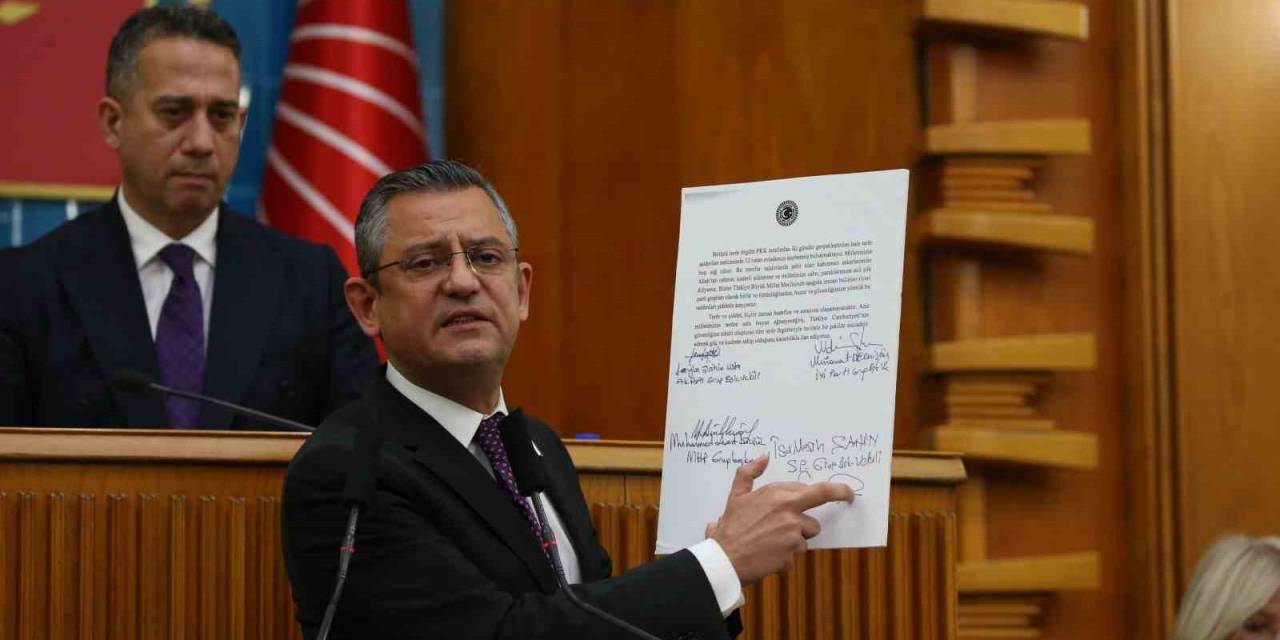 Chp Genel Başkanı Özel: “Teröristlerle Mücadelesinde Her Zaman Tsk’nın Arkasında Olduk”