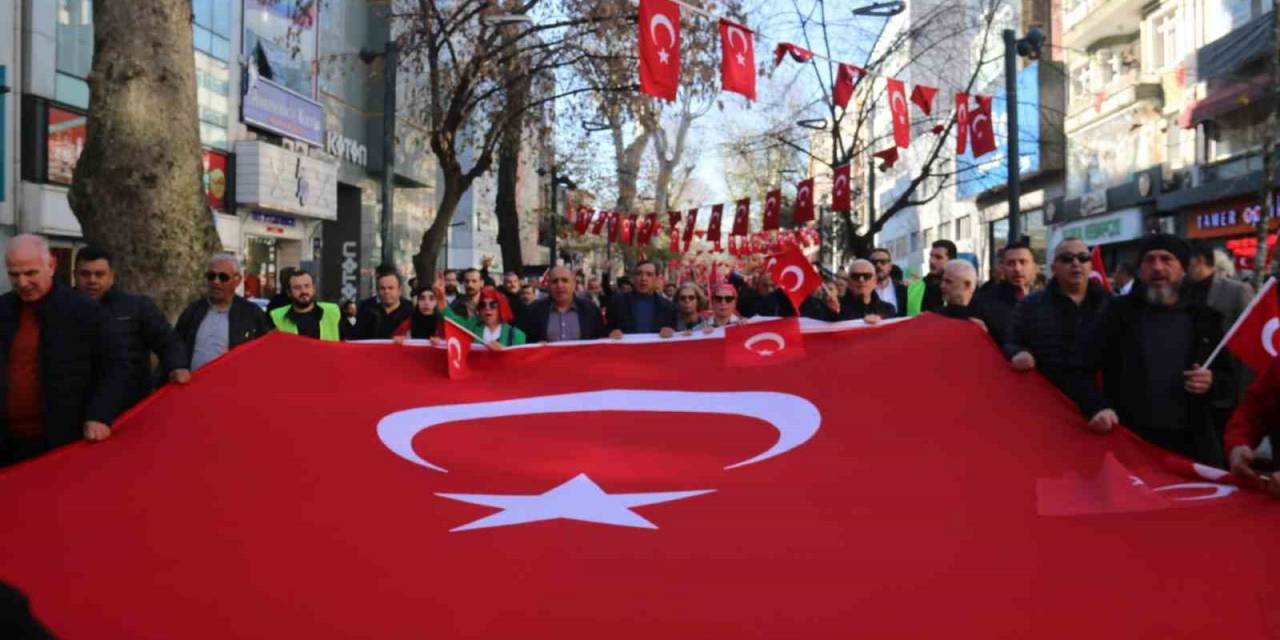Şehitlerin İsmi Hep Bir Ağızdan Okundu, Terör Lanetlendi