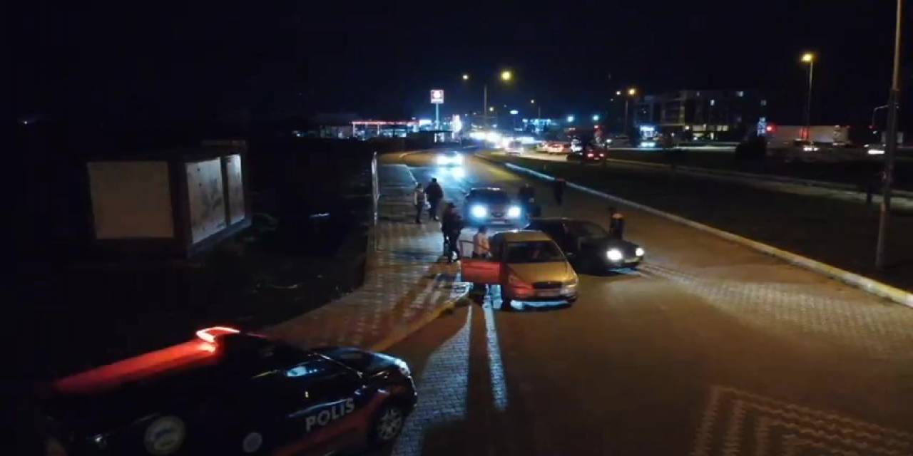 Balıkesir’de Asayiş, Narkotik Ve Huzur Uygulaması Dron İle Görüntülendi