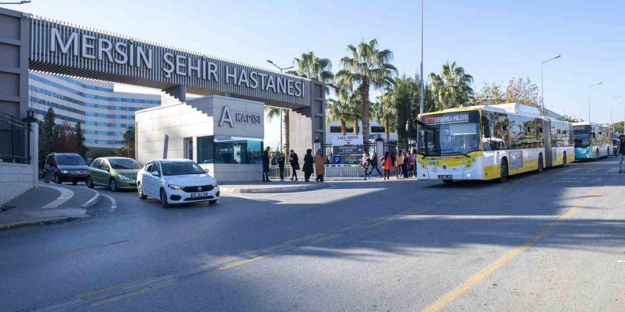 Mersin Büyükşehir Belediyesinden Şehir Hastanesi’ne 2 Yeni Hat: 177 Ve 13
