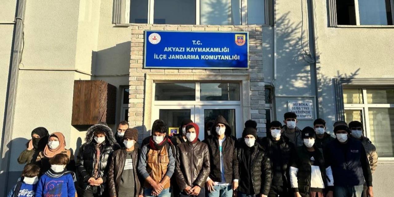 Sakarya’da 31 Kaçak Göçmen Yakalandı