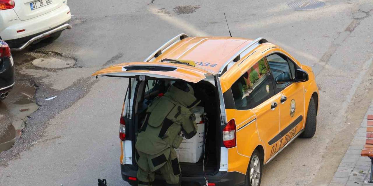 Taksiye Binip Karton Kutusunu Almadan Kaçan Şüpheli, Polisi Alarma Geçirdi