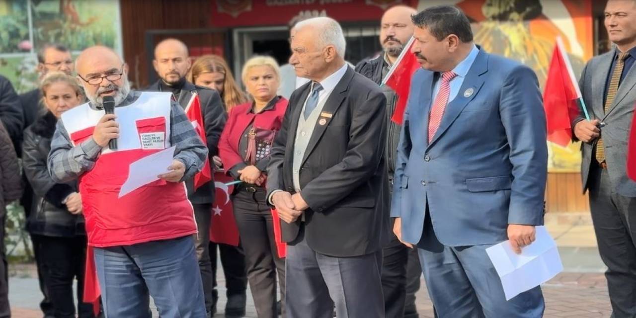 Türkiye Gaziler Ve Şehit Aileleri Vakfı Gaziantep Şubesi Terörü Lanetledi