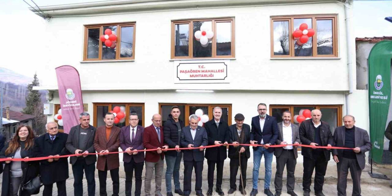 İnegöl Paşaören Mahalle Konağı Törenle Açıldı