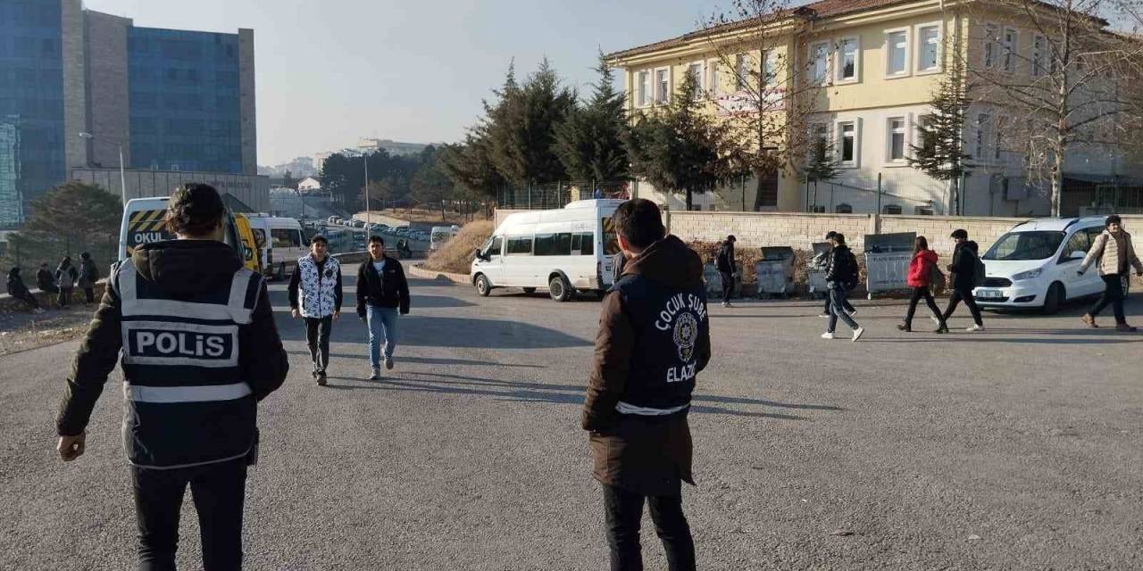 Elazığ’da Okul Önü Denetimleri Aralıksız Sürüyor