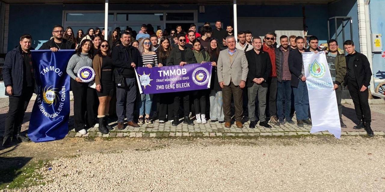 Bilecik Üyesi Şeyh Edebali Üniversitesi Ziraat Mühendisliği Fakültesi Öğrencileri Sahaya İndi