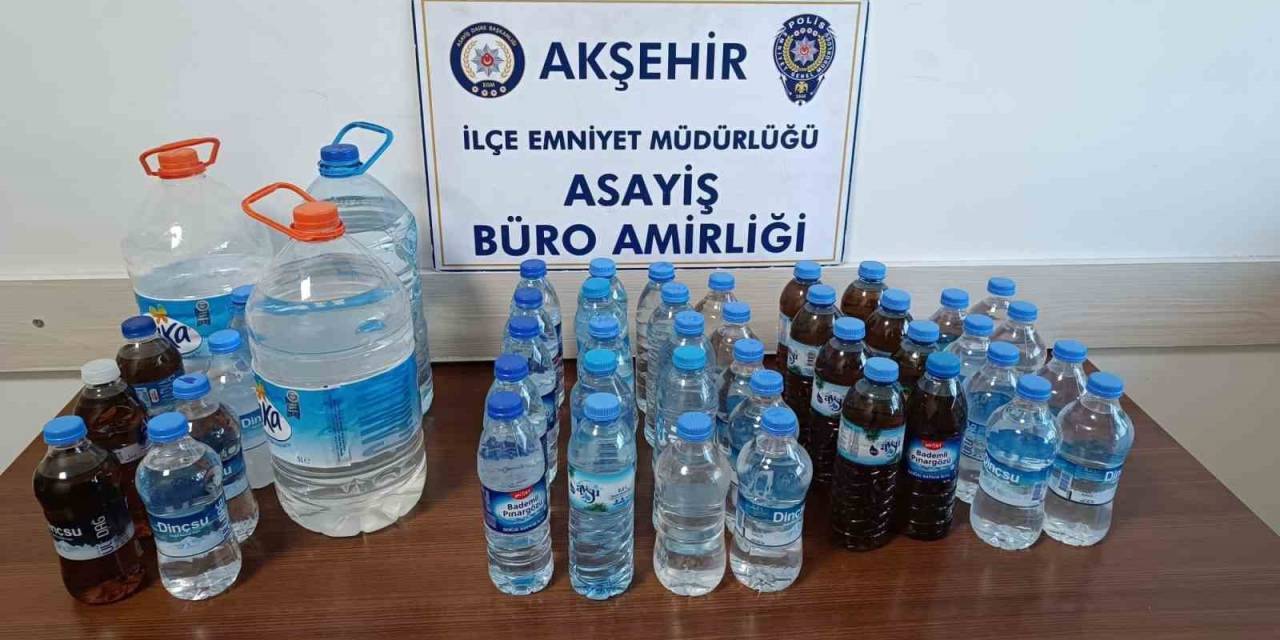 Konya’da Sahte İçki Operasyonu: 3 Gözaltı