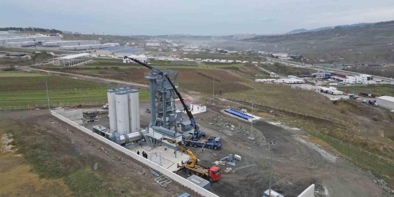 Samsun’a Yeni Asfalt Üretim Tesisi