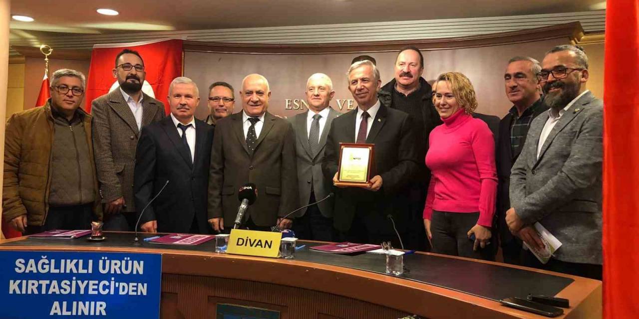 Abb Başkanı Yavaş, Esnaf Ve Sanatkarlar Odası Üyeleriyle Bir Araya Geldi