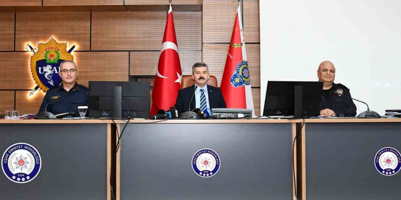 Uşak’ta Asayiş Ve Güvenlik Bilgilendirme Toplantısı Düzenlendi.