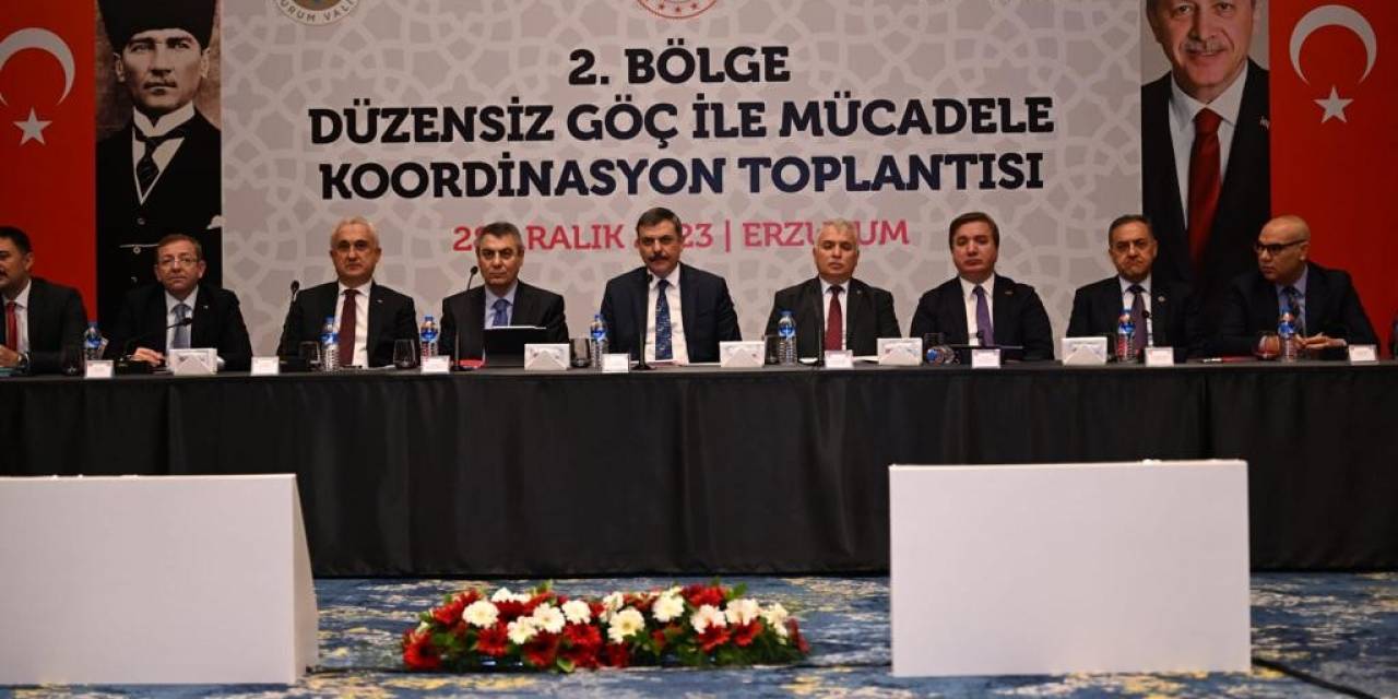 Düzensiz Göçle Mücadele Koordinasyon Toplantısı Erzurum’da Gerçekleşti