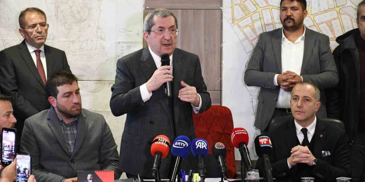 Başkan Vergili, "Karabük’ü Birilerine Peşkeş Çekecek Adamlara Bırakmayacağım"