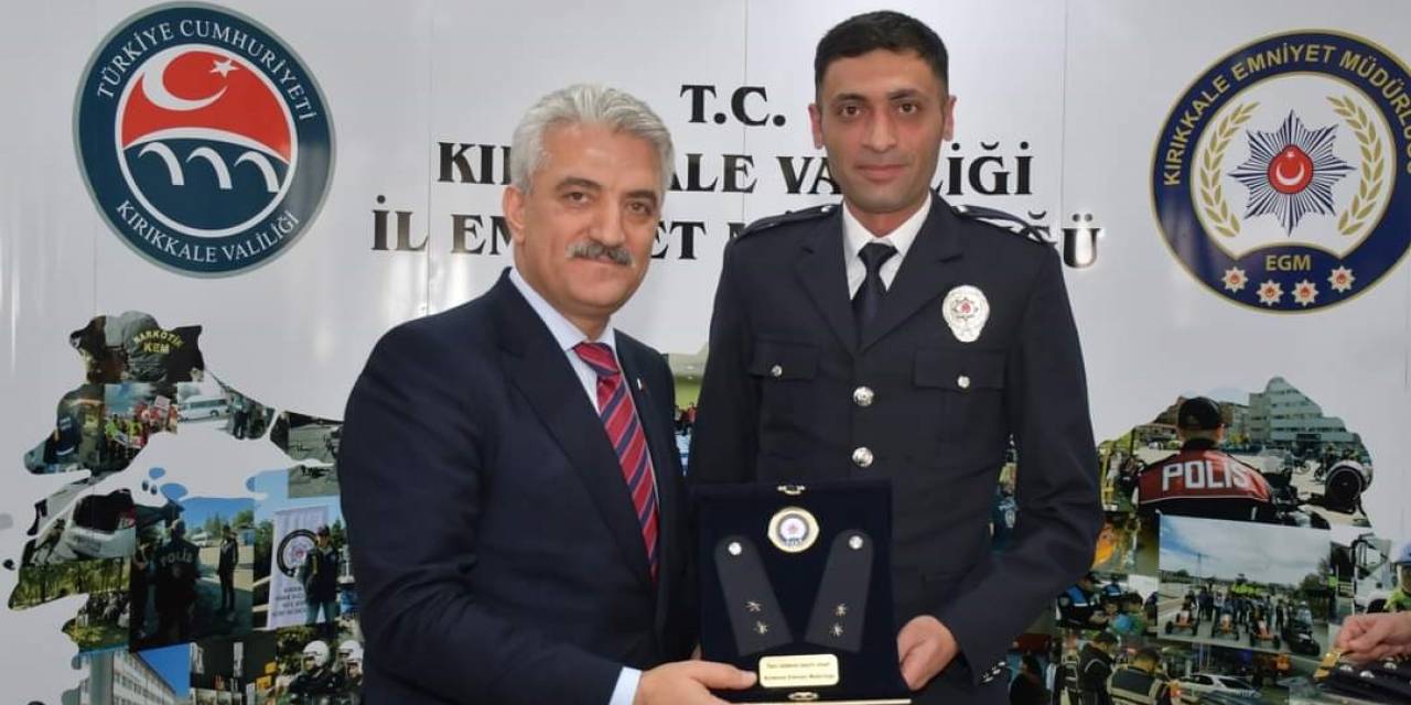 Kırıkkale Emniyetinde Terfi Eden Personele Yeni Rütbeleri Verildi