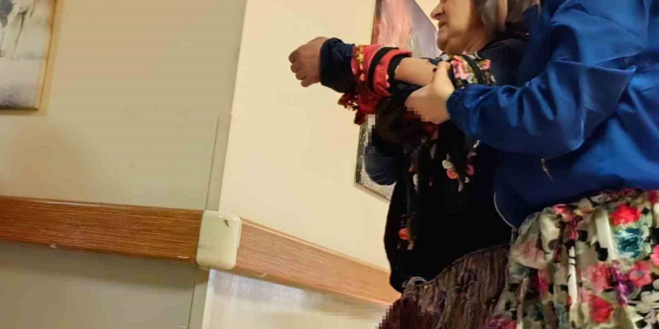 Odun Keserken, Eşinin Kolunu Kesti