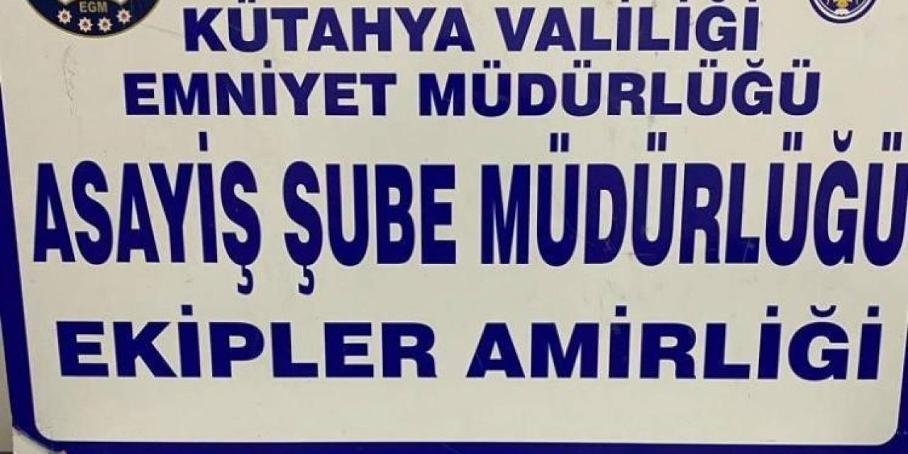 Kütahya’da Önleyici Hırsızlık Uygulamasında Uyuşturucu Madde Ele Geçirildi