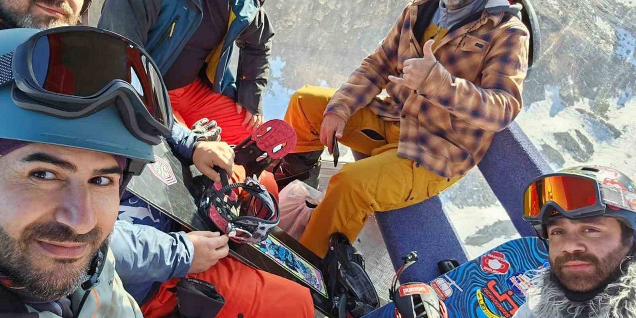 Göl Manzaralı Ergan Dağı’nda Kayak Keyfi