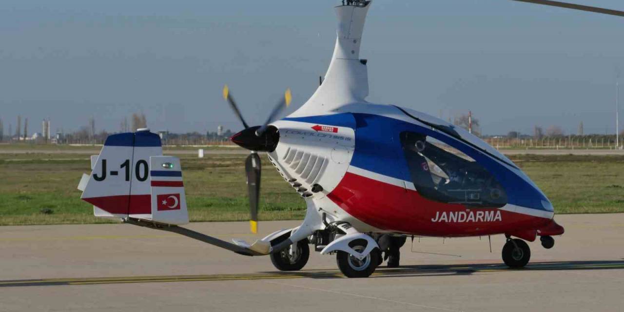 Jandarma Zeytinlikleri ’gyrocopter’ İle Korunuyor