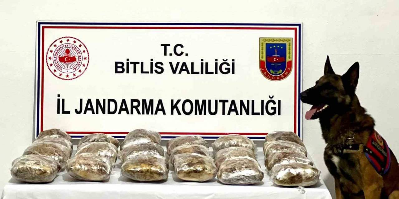 Bitlis’te 20 Kilo 250 Gram Kubar Esrar Ele Geçirildi