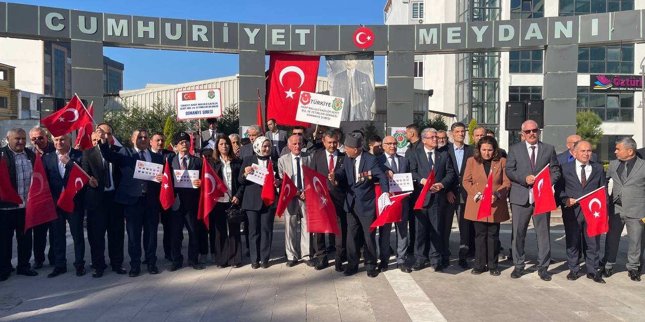 Osmaniye’de Gazi Ve Şehit Aileleri Şehitleri Andı