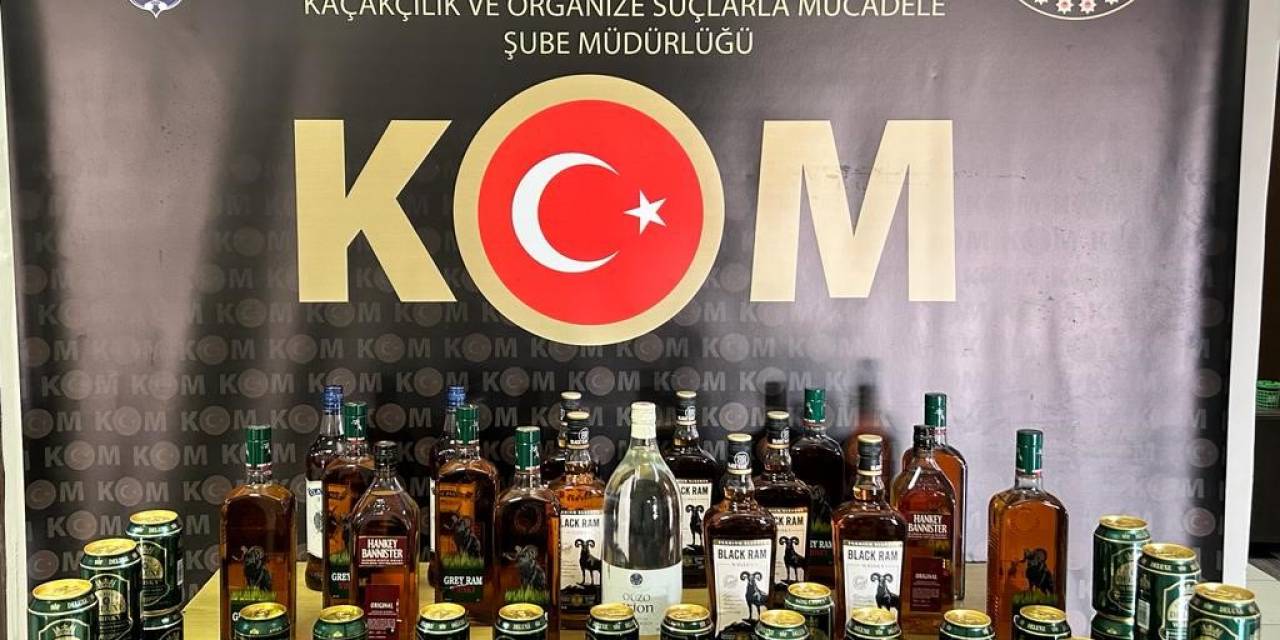 Kilis’te 34 Litre Kaçak Ve Sahte Alkol Ele Geçiril: 1 Gözaltı