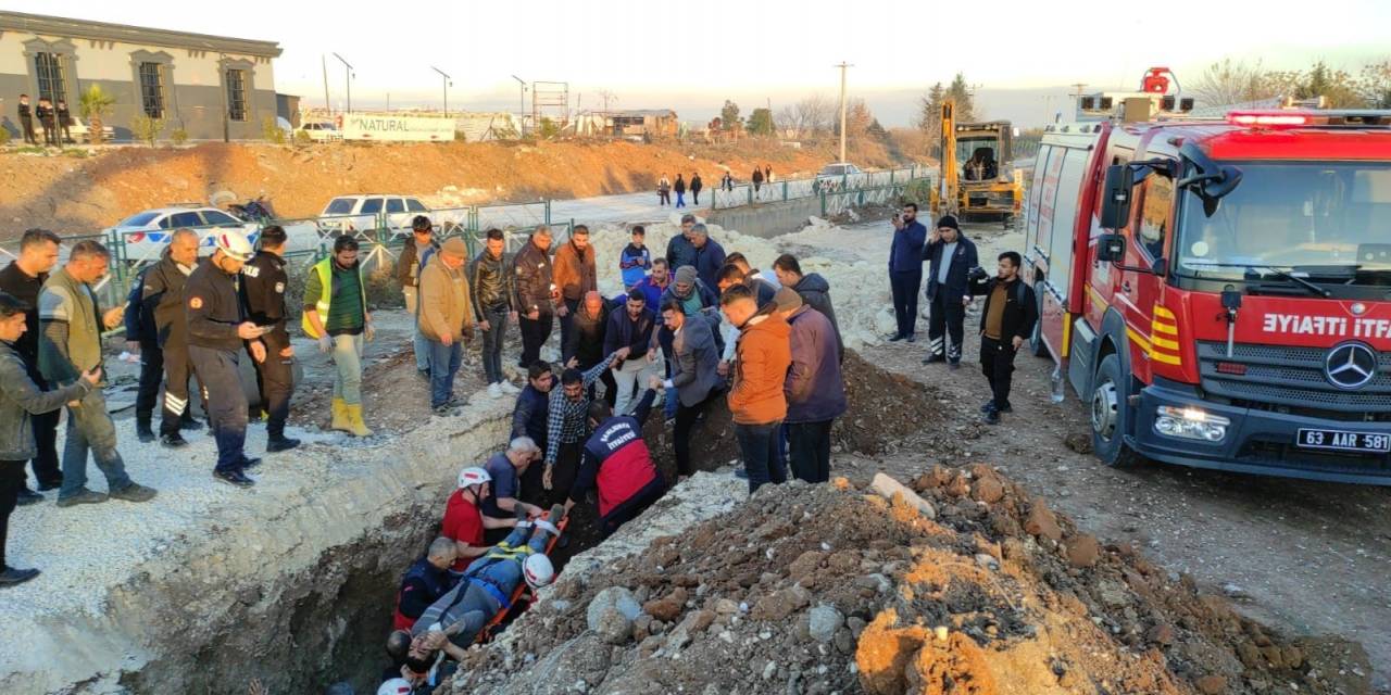 Şanlıurfa’da Göçük Altında Kalan İşçi Kurtarıldı