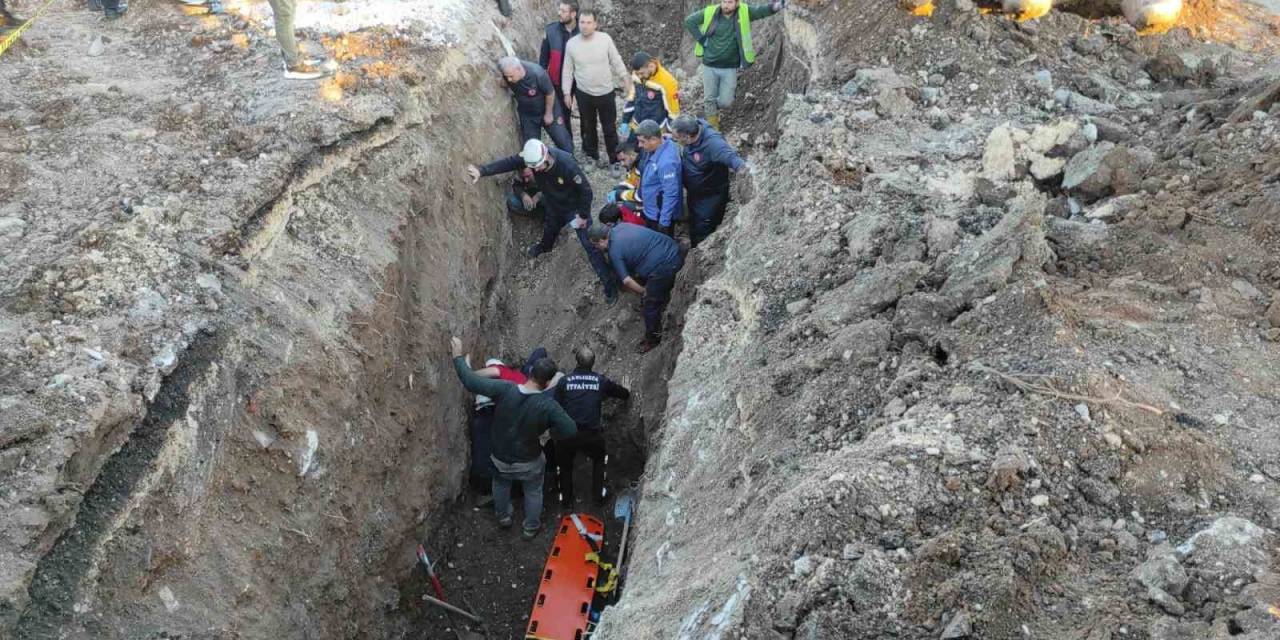 Kanal Çalışması Sırasında İşçi Göçük Altında Kaldı
