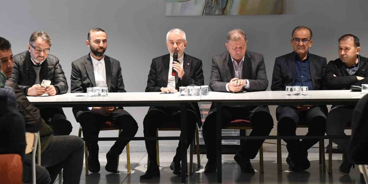 Başkan Başdeğirmen Sanayi Esnafıyla Bir Araya Geldi