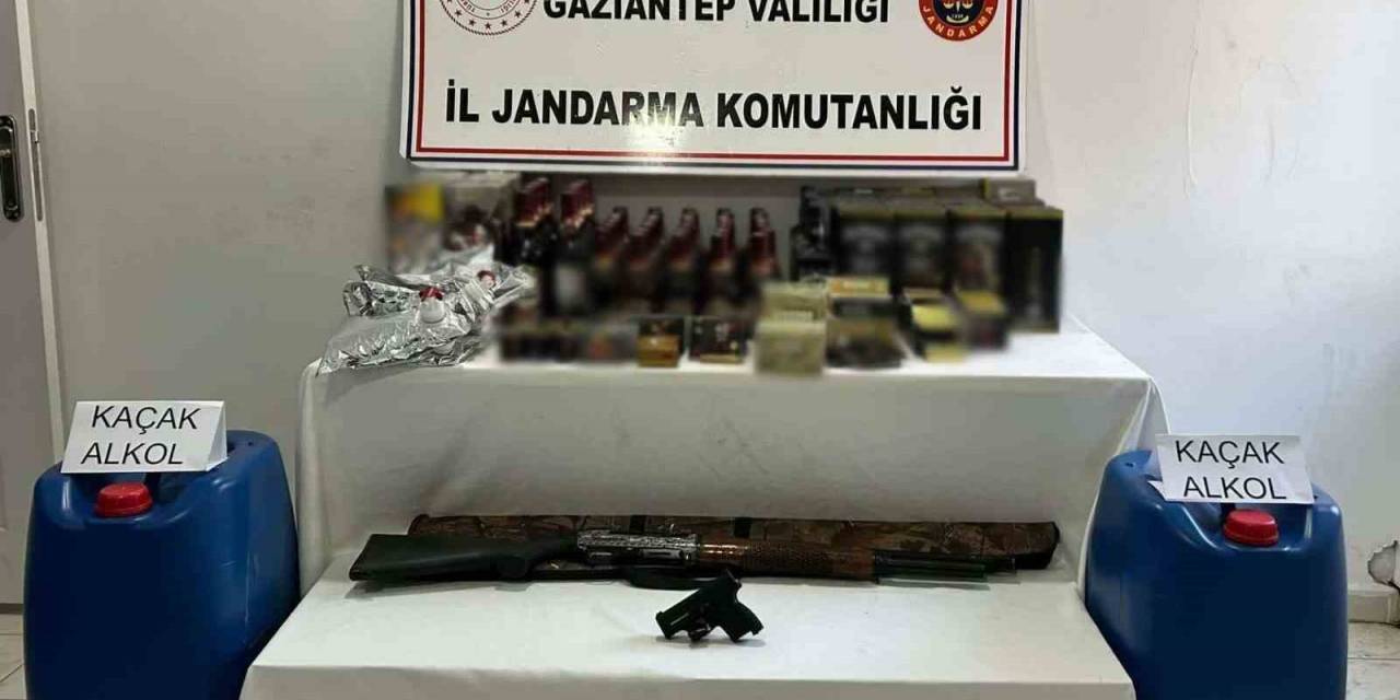 Gaziantep’te 300 Litre Kaçak Alkol Ele Geçirildi