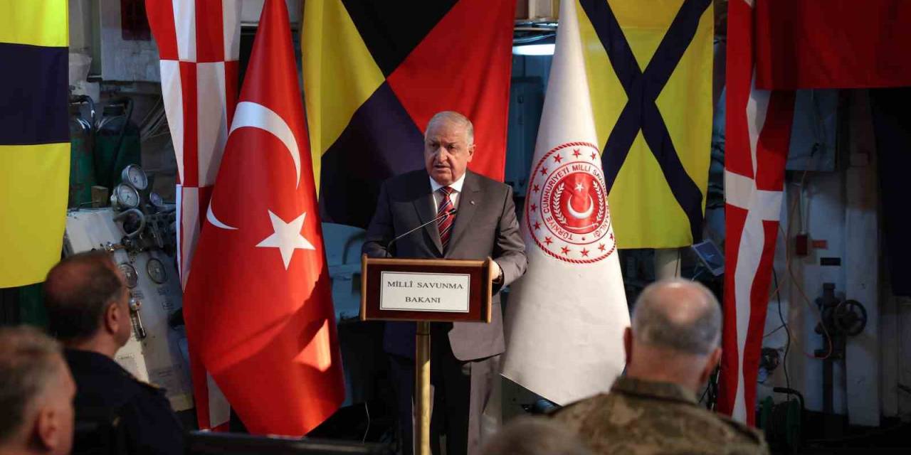 Bakan Güler, Tcg Gökova Fırkateyninde Görev Yapan Denizcilerin Yeni Yılını Kutladı