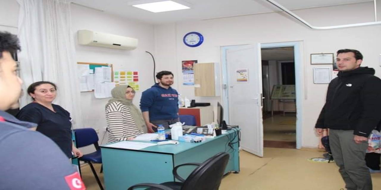 Kaymakam Çanga Yılbaşında Görev Yapan Personelleri Yalnız Bırakmadı