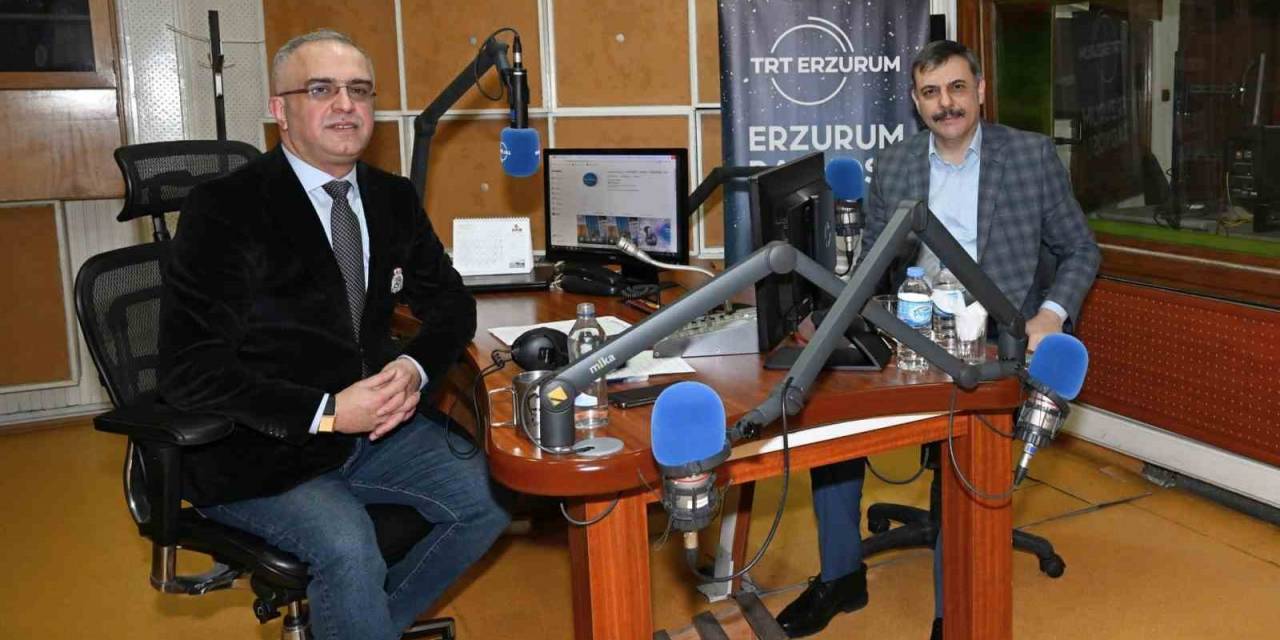 Vali Mustafa Çiftçi, Trt Erzurum Radyosu’nun Canlı Yayın Konuğu Oldu