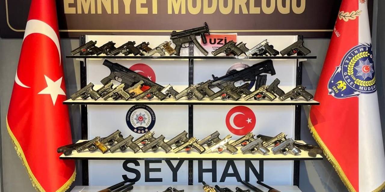 Seyhan’da 60 Ruhsatsız Silah Ele Geçirildi, 10 Kişi Tutuklandı