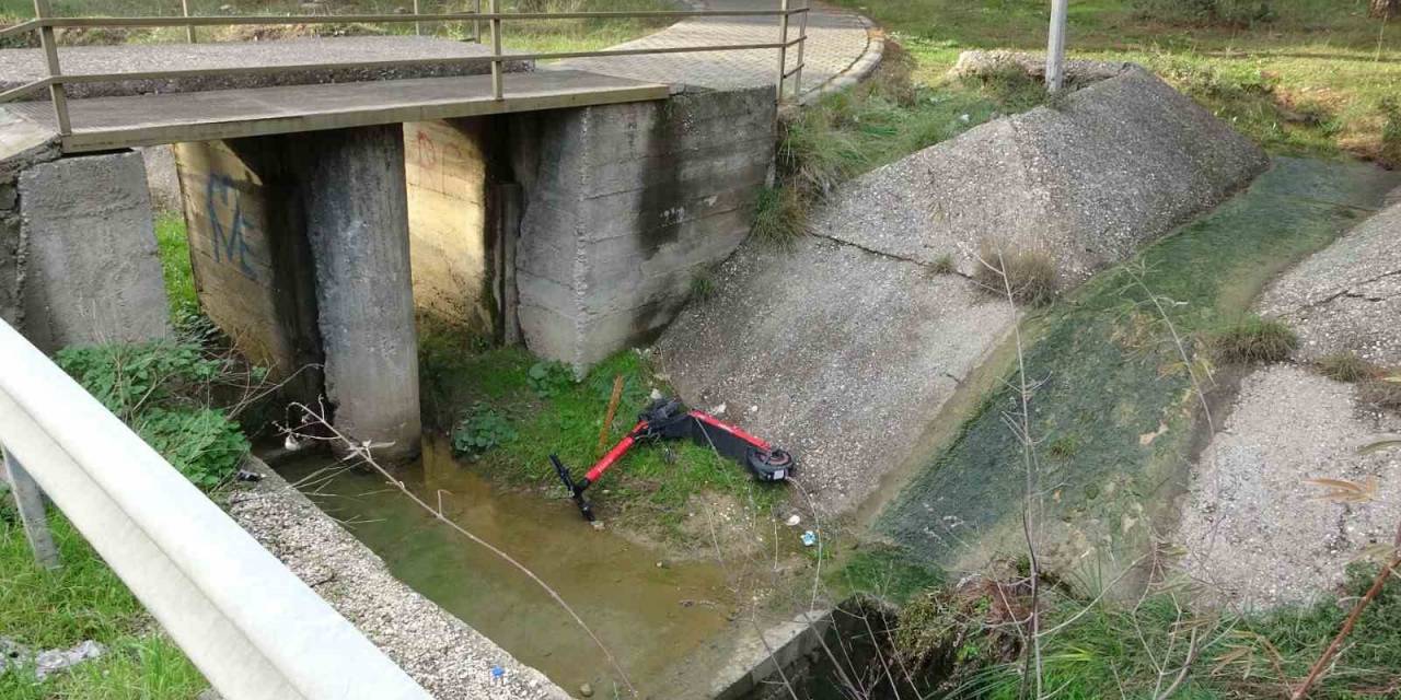 Manavgat’ta Elektrikli Scooter Tepkisi