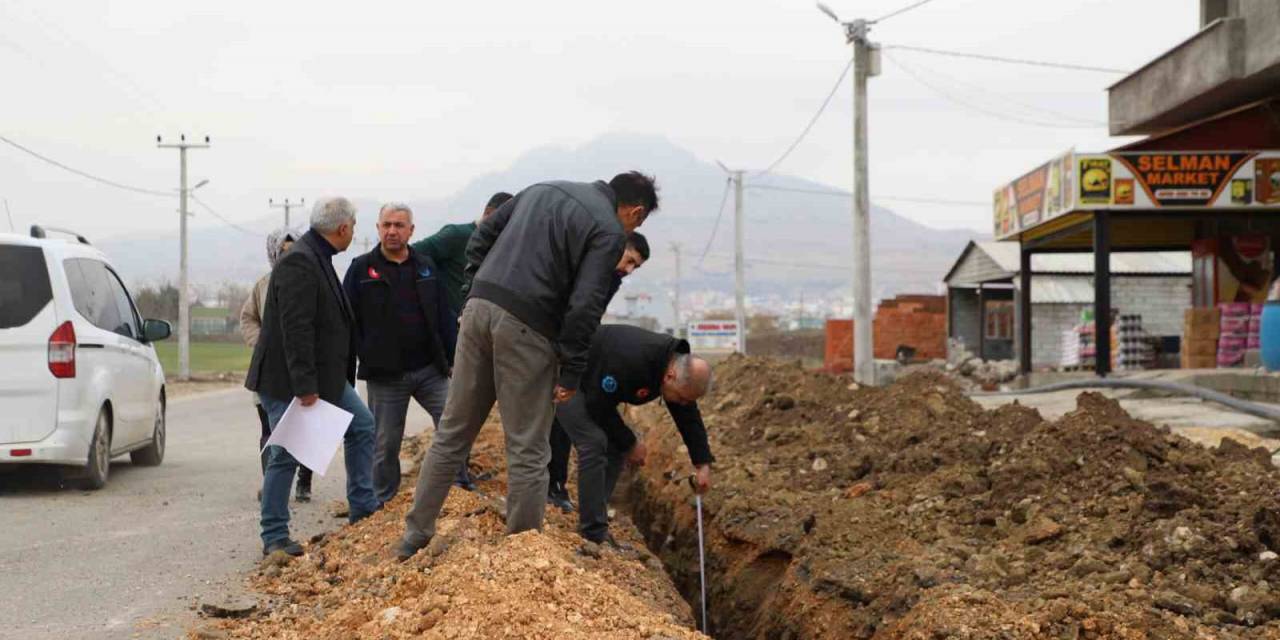 Ergani’de Bazı Mahallelere Yeni İçme Suyu Şebeke Hattı