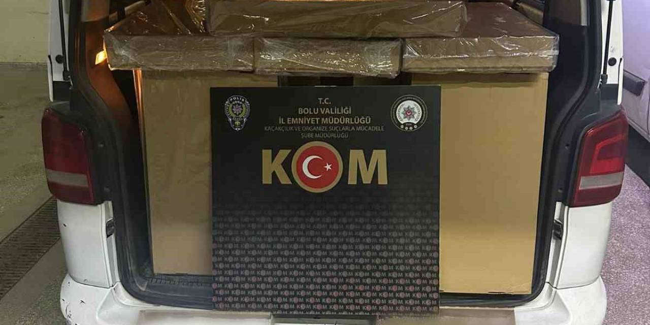 Piyasa Değeri 650 Bin Lira Olan Kaçak Makaron Ele Geçirildi