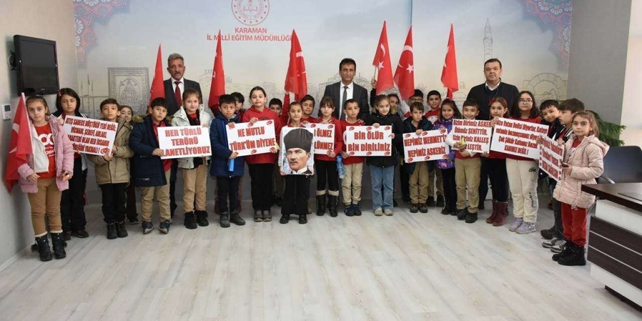 Karaman’da Minik Öğrencilerden Duygulandıran Etkinlik