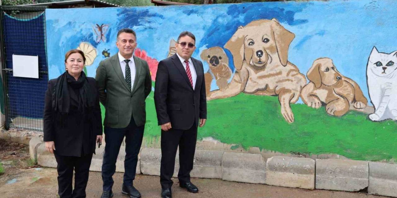 Kaymakam Kaya, Marmaris Geçici Hayvan Bakımevi’ni Gezdi