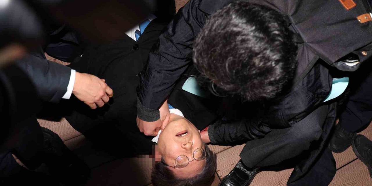 Güney Kore’de Boynundan Bıçaklanan Ana Muhalefet Lideri Ameliyat Oldu