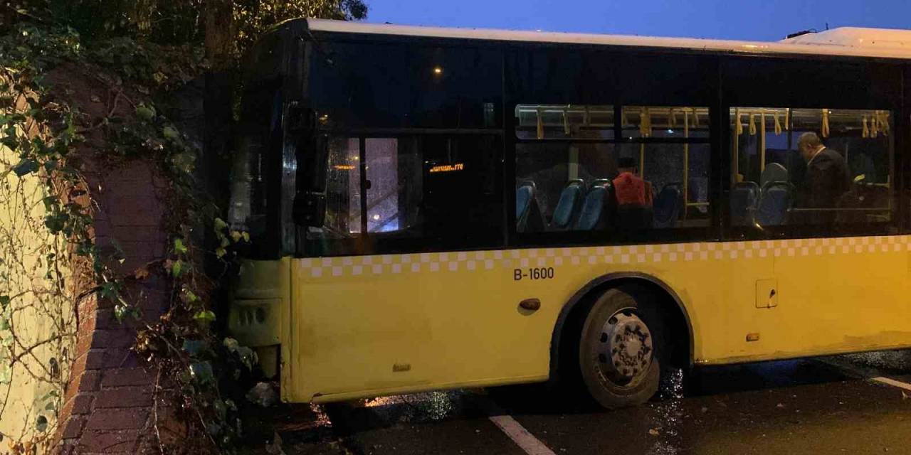 Beşiktaş’ta İett Otobüsü Kaza Yaptı: 2 Yaralı