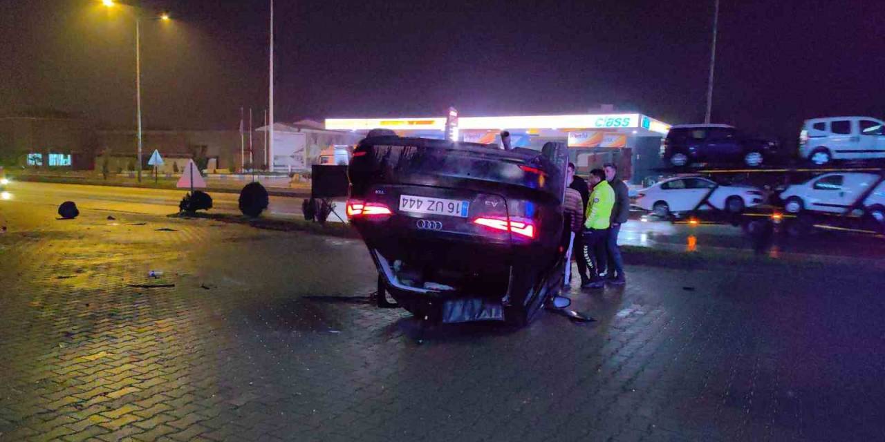 Babasından İzinsiz Aldığı Aracı Hurdaya Çevirdi: 3 Yaralı