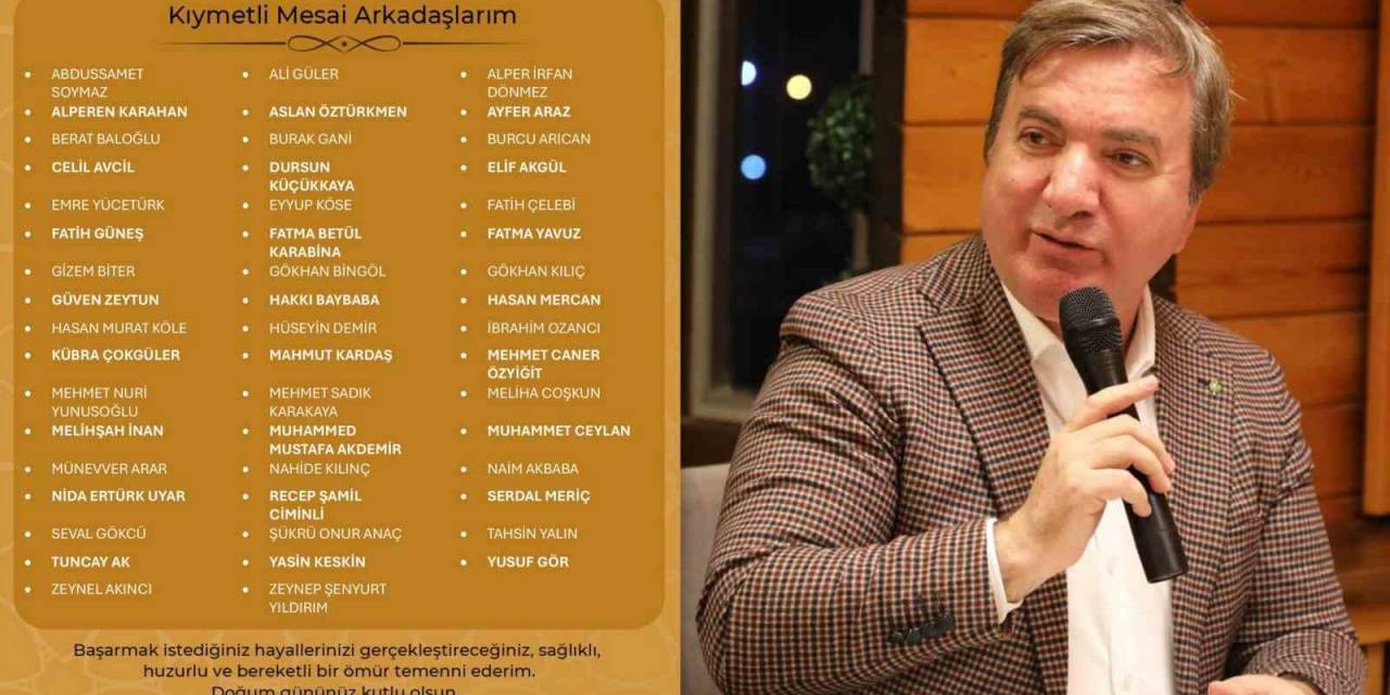 Vali Aydoğdu, Kamu Çalışanlarının Doğum Günlerini Unutmuyor